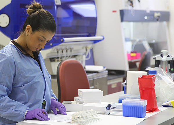 Looking at Lab Results Image